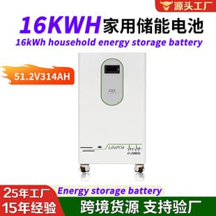Solar Energy Storage Battery 51.2V Cross-Border Supply Lithium Iron Phosphate Home Energy Storage Battery Photovoltaic Storage Battery