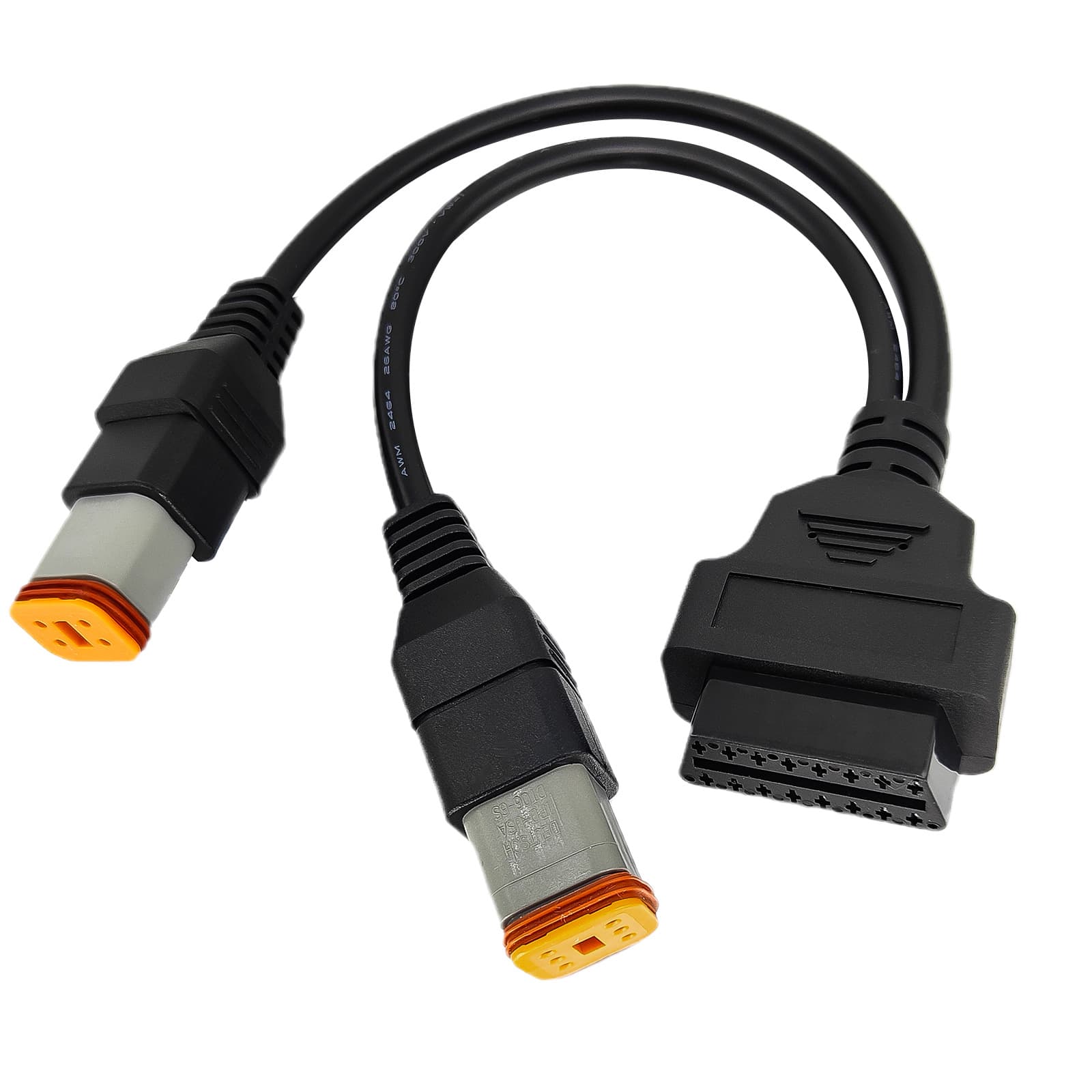 For Harley Davidson 4pin 6pin 2in1 Harley 4-Pin + 6-Pin Motorcycle Diagnostic Cable
