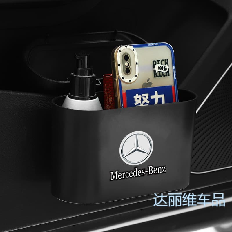 Cross-Border Car Flip-Top Trash Can Hanging Bucket Seat Back Door Mini Portable Storage Organizer Box Garbage Rain