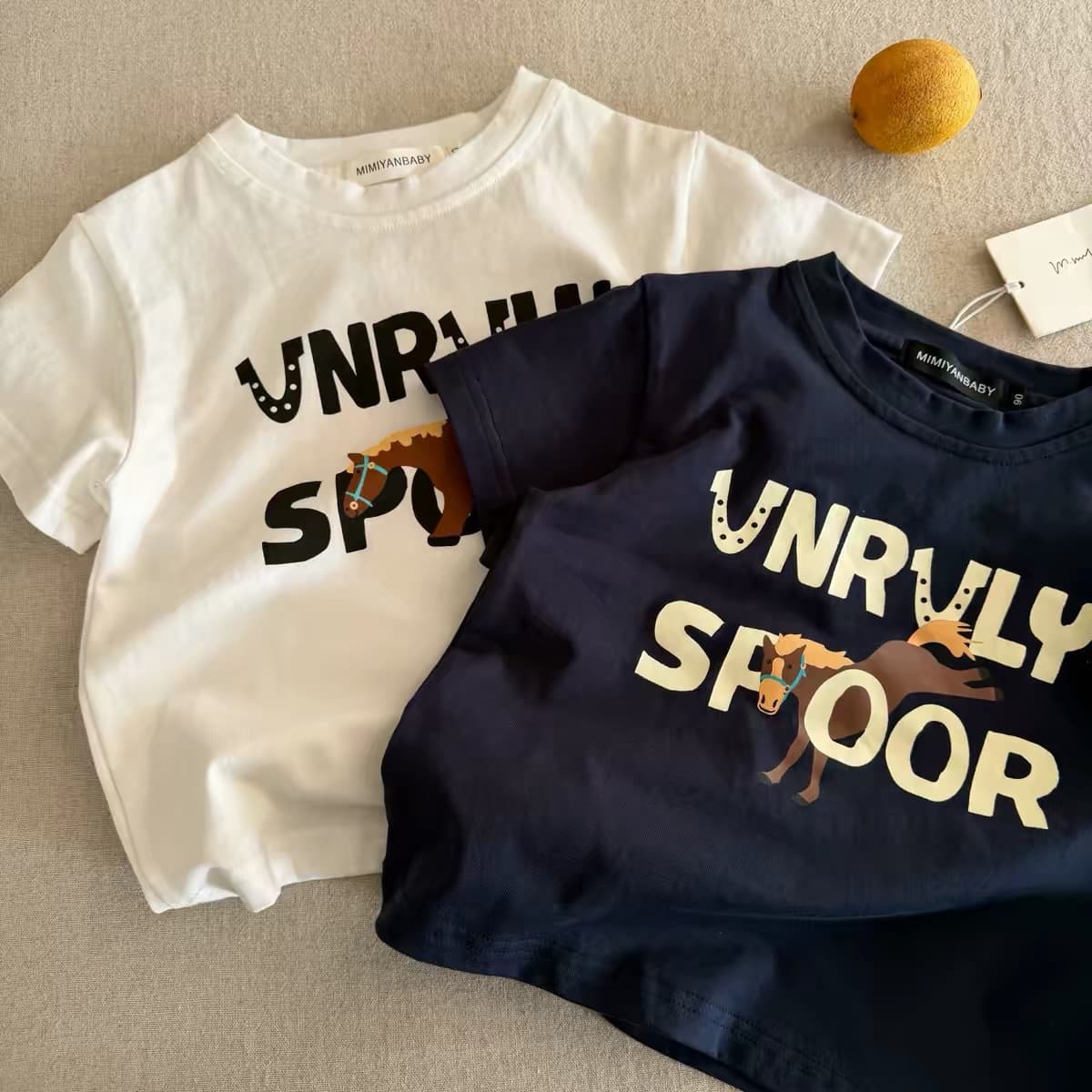 Children's Letter T-shirt Men's Short Sleeve 2026 Summer New Children's Thin Summer Clothes Cotton Baby Tops Women's Thin