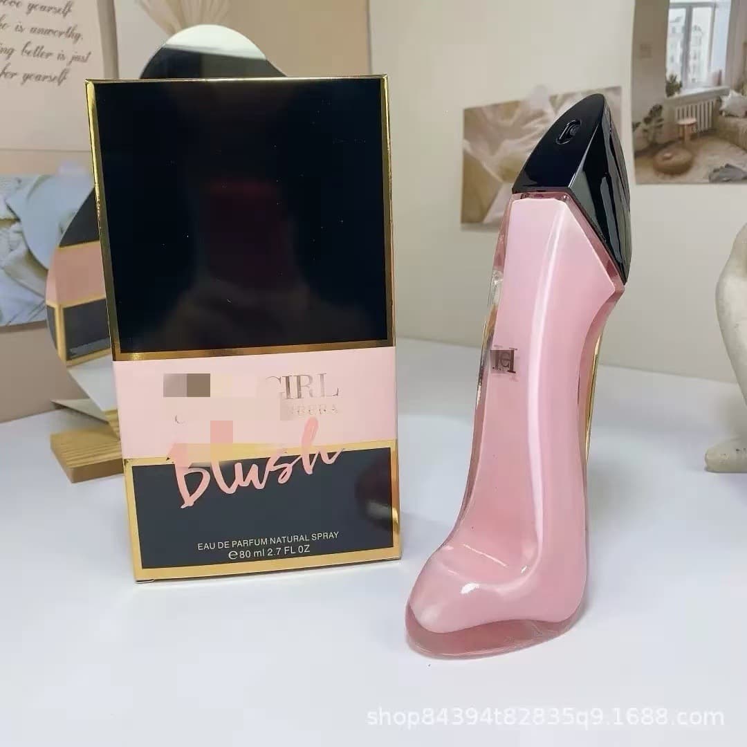Cross-border carolina herrera good girl blush black high heels pink high heels 80ml