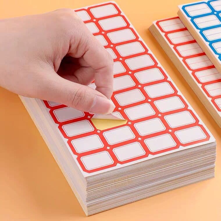 Adhesive Label Stickers, Self-adhesive Label Paper, Handwritten Marking Price/Name Tags, Office Stickers
