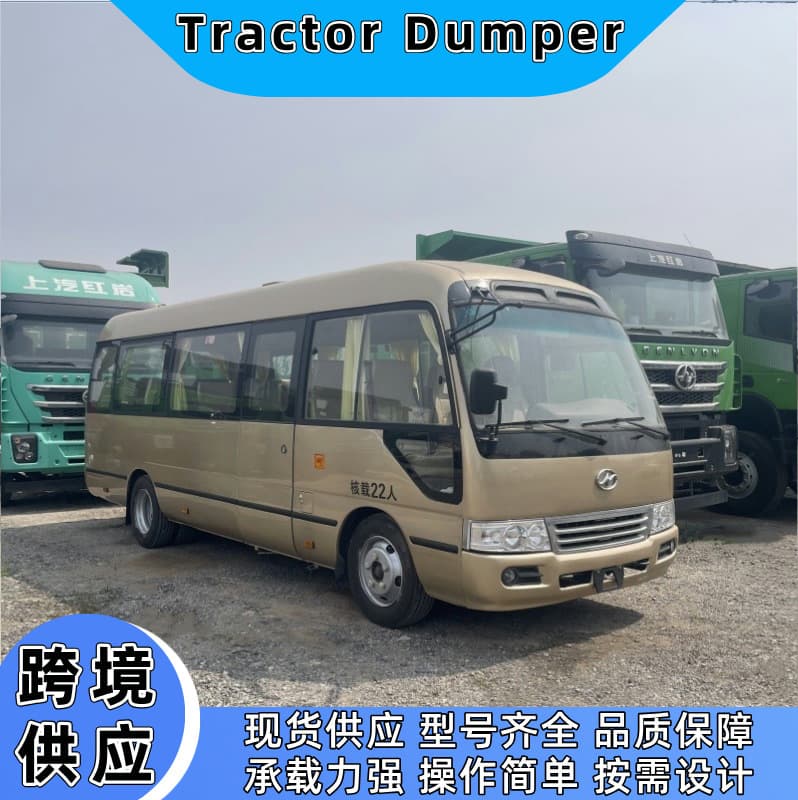 Supply Medium Bus Coaster 10/29 Seats Business Bus Coach Euro III Emission Minibus Gasoline Engine
