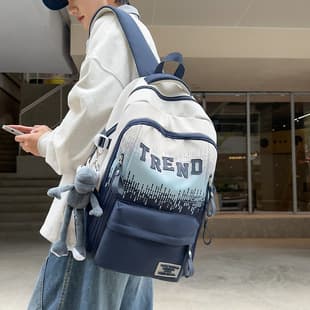 Middle School Backpack for Boys and High School Students, High Appearance Gradient Large Capacity Backpack, Student Backpack for Girls 2025 New
