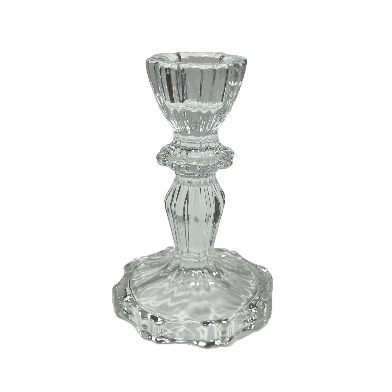 French Nordic Flower Wax Rod Glass Candleholder Romantic Candlelight Dinner Wedding Photography Prop Decoration INS Style