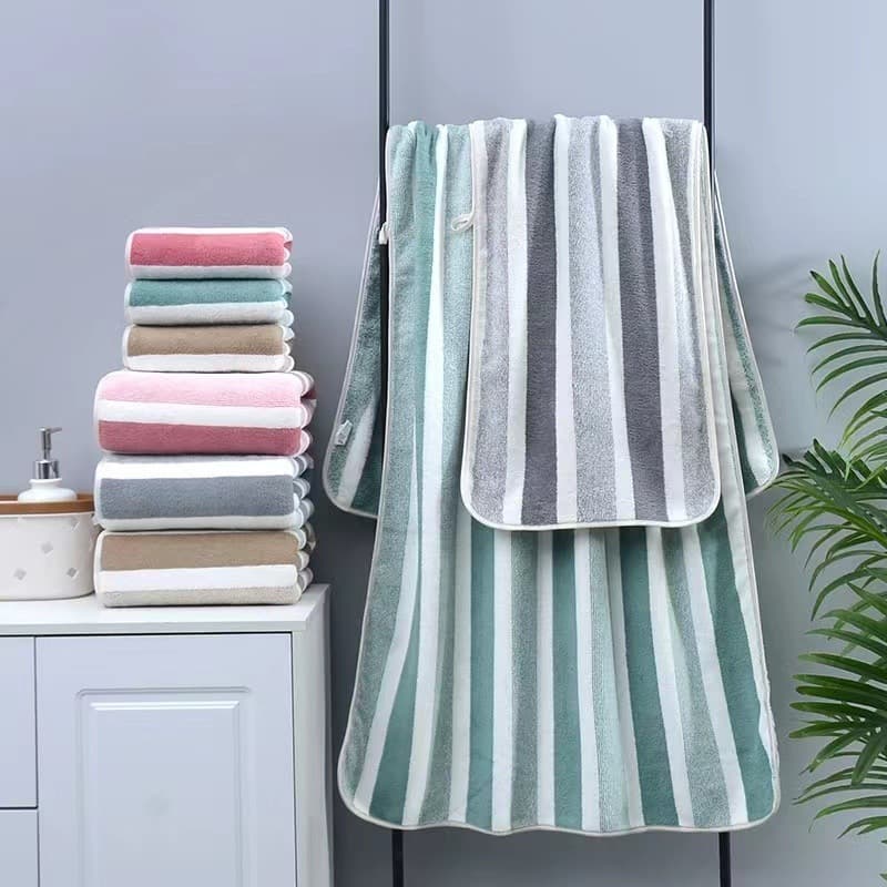 Coral Fleece Adult Bath Towel Bathing Absorbent Skin-friendly Quick-dry Gift Boxed Festival Celebration Company Welfare Shower
