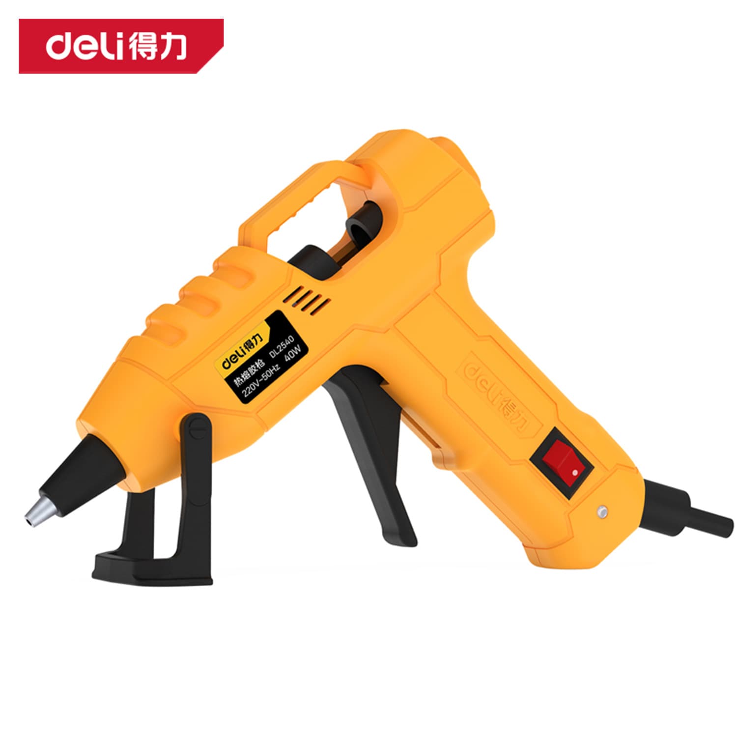 Deli DL5044 20W Hot Glue Gun for Home/Craft Use with High-Adhesion Sticks