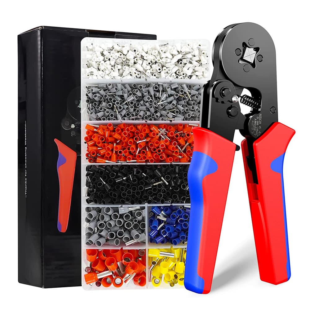 High Carbon Steel Terminal Crimping Pliers HSC8 6-4 Multifunctional Cold Press Tool for Wire Terminating And Connecting