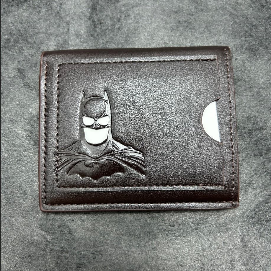 Multifunctional Men's Wallet Business Casual Dual-Use Clutch Retro Marvel Multi-Storage Batman Wallet