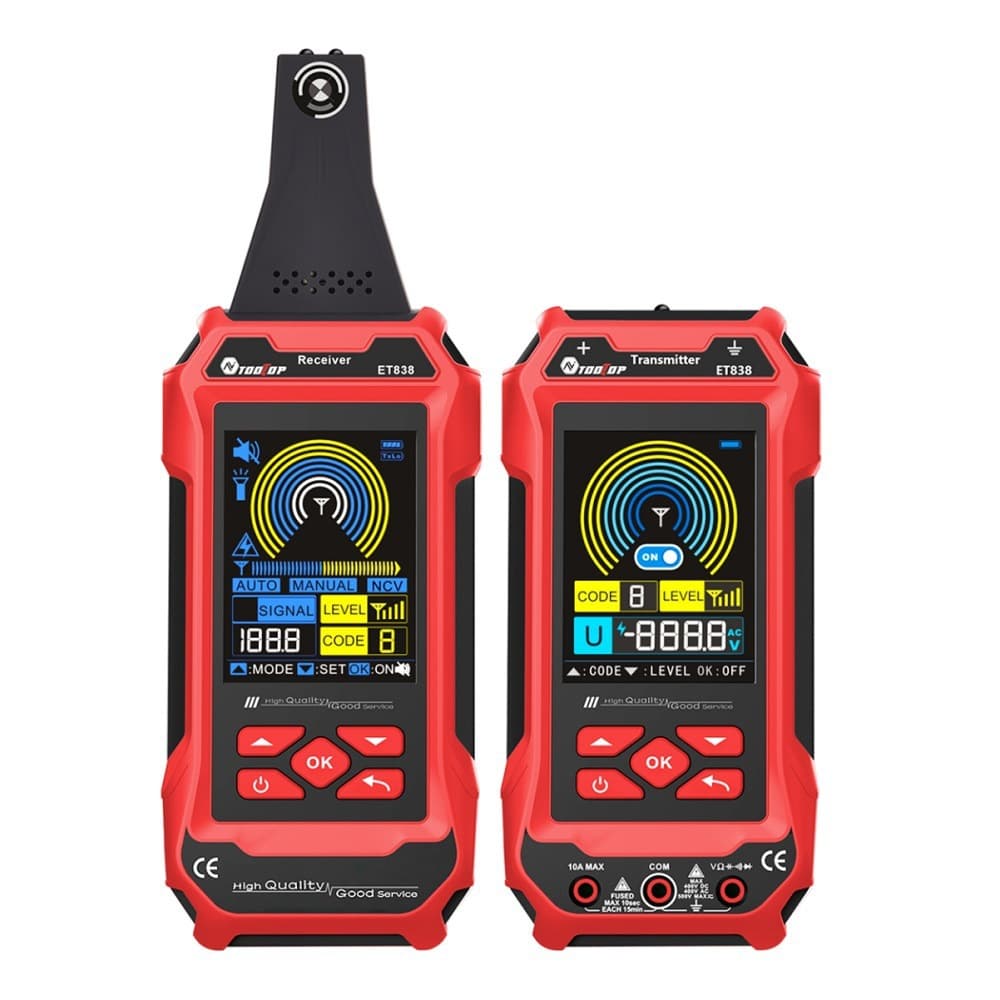 TOOLTOP cable finder multimeter two-in-one ET836/ET838 available in multiple languages