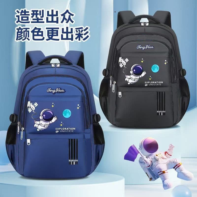 New primary school student schoolbag female schoolbag spine protection and burden reduction children's large capacity backpack wholesale for grades 1-6