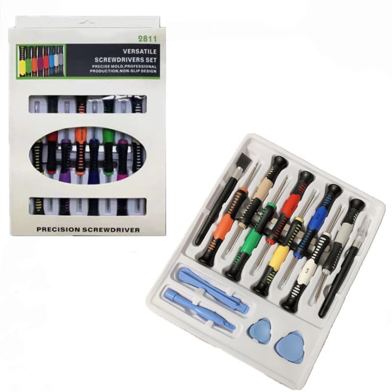 16-in-1 multifunctional screwdriver set, universal repair and telecommunications tool for Apple mobile phone disassembly, factory direct sales
