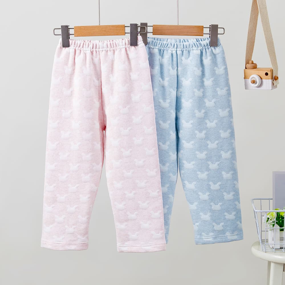 Autumn and winter children's loungewear, quilted thermal underwear for boys and girls, breathable cotton thermal underwear for babies and sleepwear.