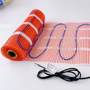Heating Floor Mat Electric Floor Heating Metal Electric Heating Aluminum Foil Floor Heating Wholesale Grid Thin Lightweight Heating Net Mat