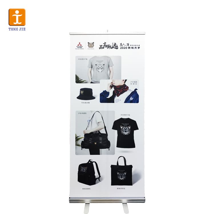 Aluminum Alloy Roll-up Stand Portable Display Stands Advertising Roll-up Banner Poster Stands Corporate Poster Stands Wholesale