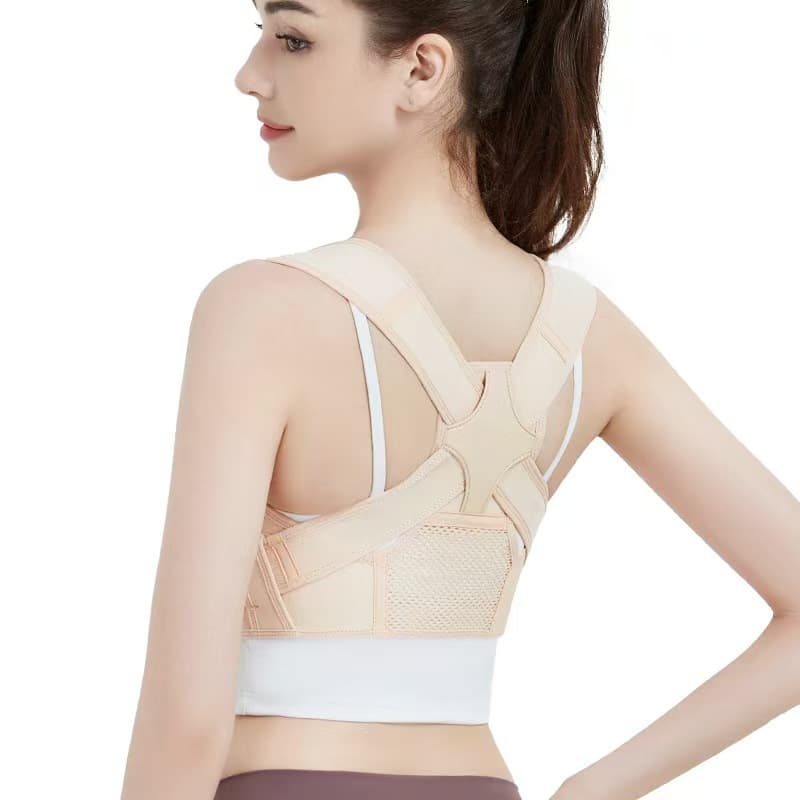 Cross-border bestseller posture corrector strap, new hot-selling adult unisex back brace for hunchback prevention and correction.