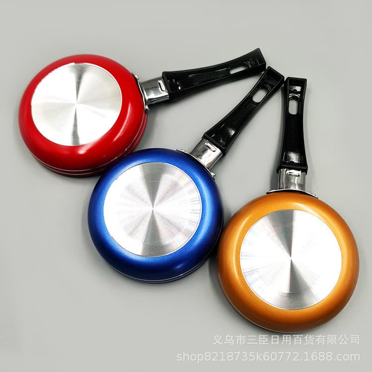 Origin Supply 12 Mini Thickened Non-Stick Flat Bottom Frying Pans, Egg and Steak Frying Pans, Daily Goods Wholesale