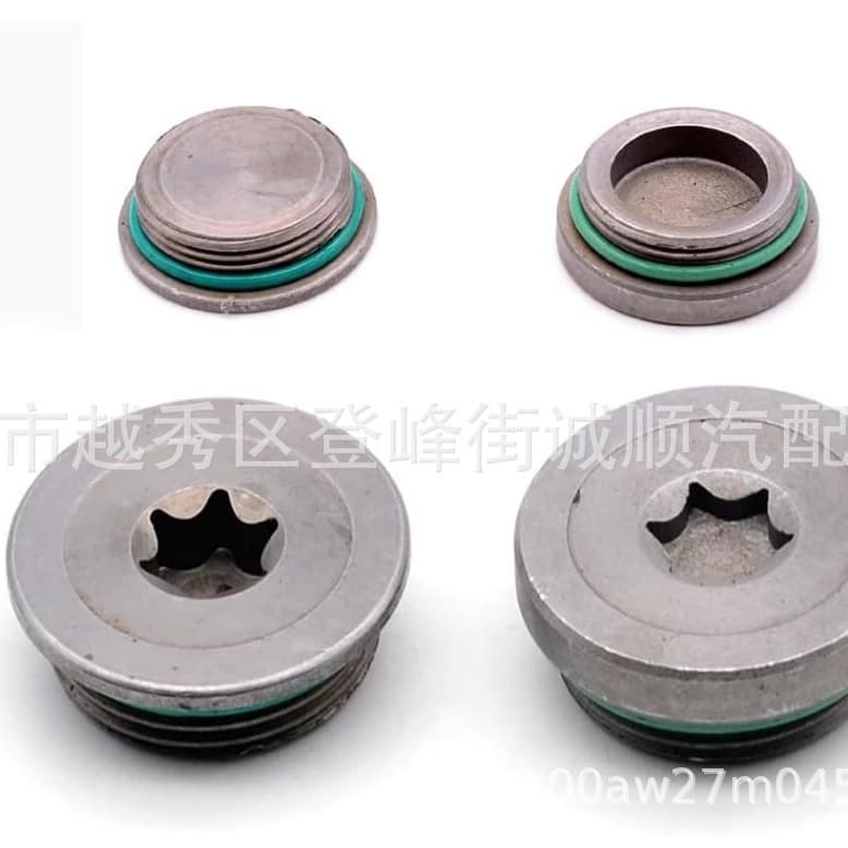 55557288 Chevrolet Cruze eccentric shaft gear cover; 55571241 Opel Saab camshaft timing gear hole screw.