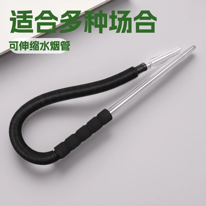 Retractable Arabian hookah pipe color solid color sponge cover disposable glass hookah pipe hookah accessories