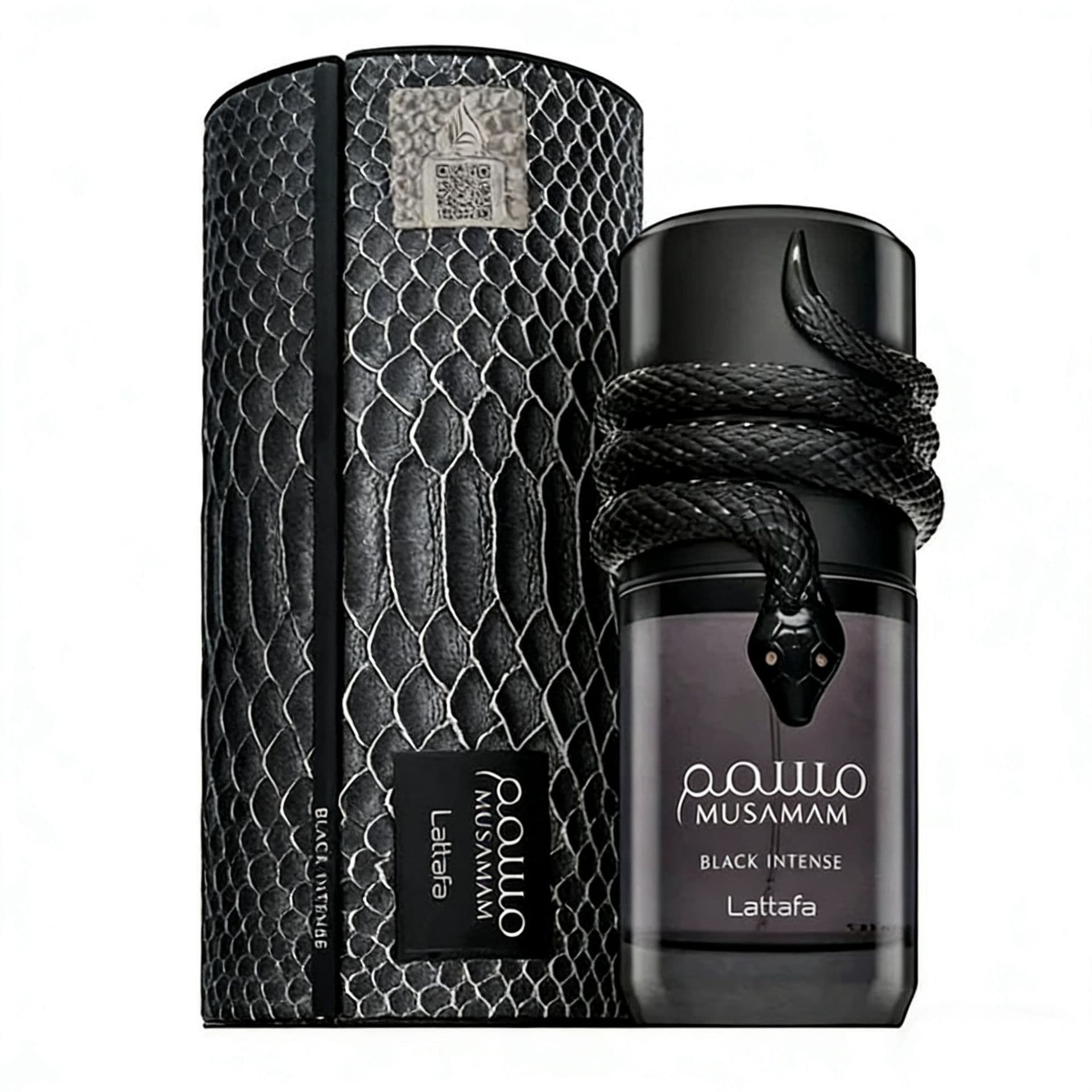 High quality new lattafa MUSAMAM BLACK INTENSE Musaman snake mystery snake carving perfume