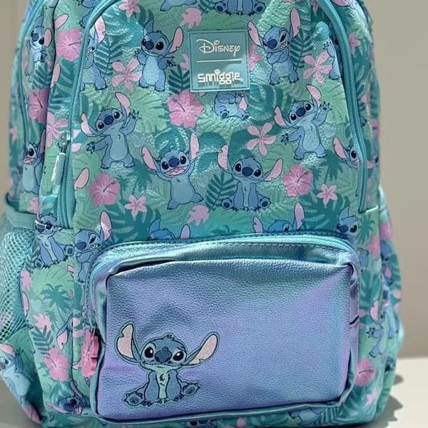 Australian smiggle Stitch schoolbag spine protection and burden reduction portable large-capacity backpack primary school student 2025 lightweight