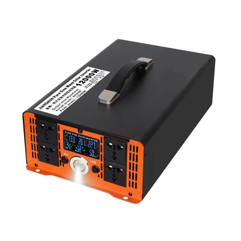 2024 New 12V-96V to 220V/110V Solar PV Pure Sine Wave Inverter 24V 48V 60V 72V