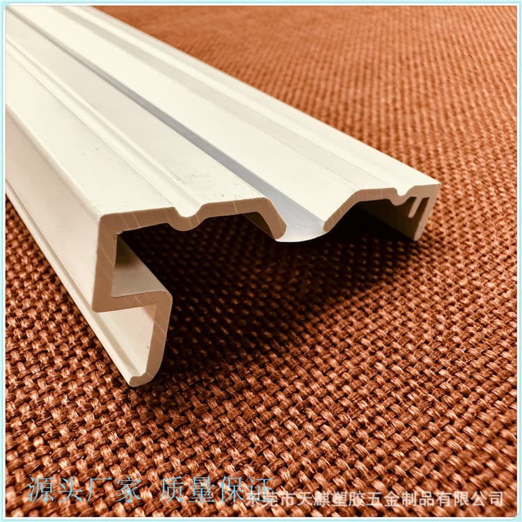 Dongguan Manufacturer PS Profile Extrusion Processing, HIPS Plastic Strips, High-Density Plastic Edge Strips Special-Shaped Profiles