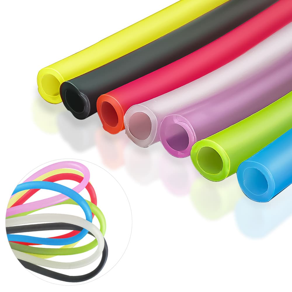 Rainbow Multicolor Oxygen Tube PVC Bull Tendon Aquarium Oxygen Pump Tube Titration Pump Soft for Aquatic Special Use