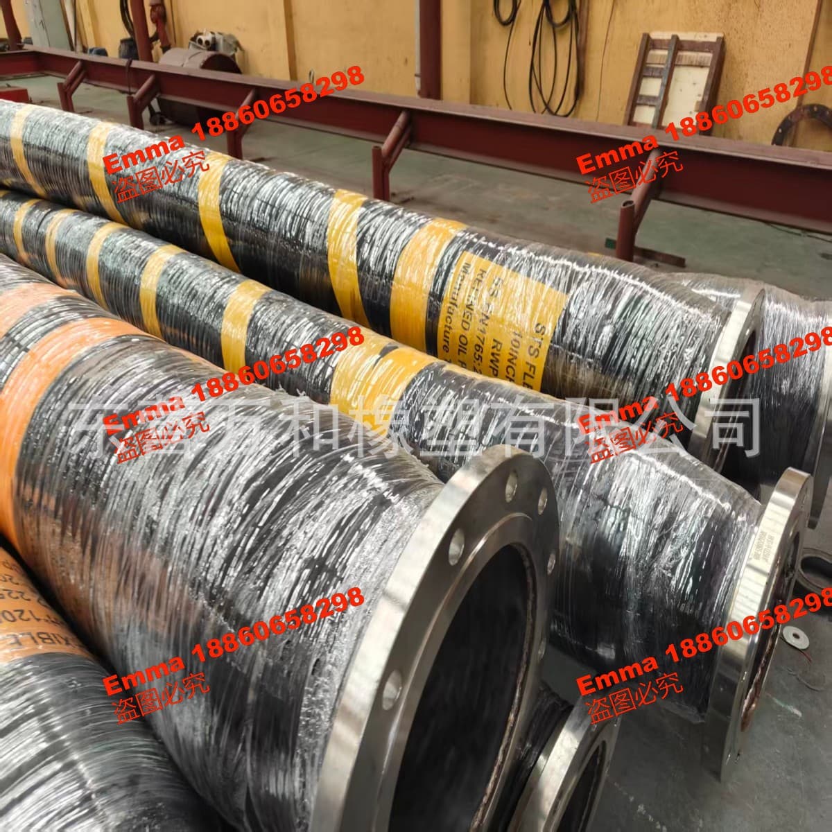 Oil-Resistant Suction Hose for Fuel and Oil Transfer on Vessel Cargo Terminals and Ships