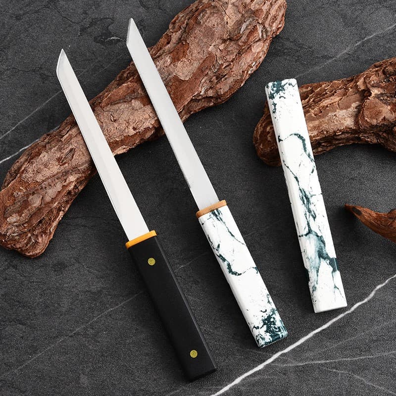 M390 portable fruit knife with handle, forged meat knife, hand-operated meat peeler, steak knife, mini-drill.
