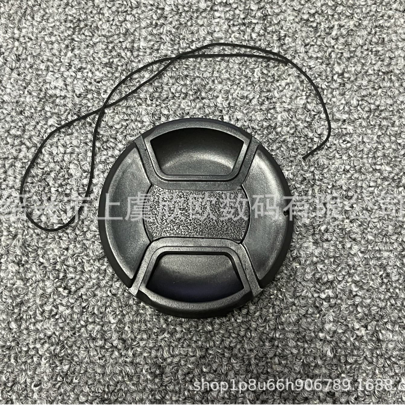 Wholesale Camera Blank Lens Cap 46/49/52/55/58/62/67/72/77/82 Center-Pinch Lens Cap