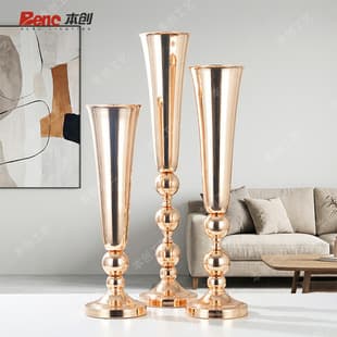 Christmas Craft Ornament Hotel Dining Table Wedding Decoration Vase Creative Wedding Birthday Scene Arrangement Flower Vase Wholesale