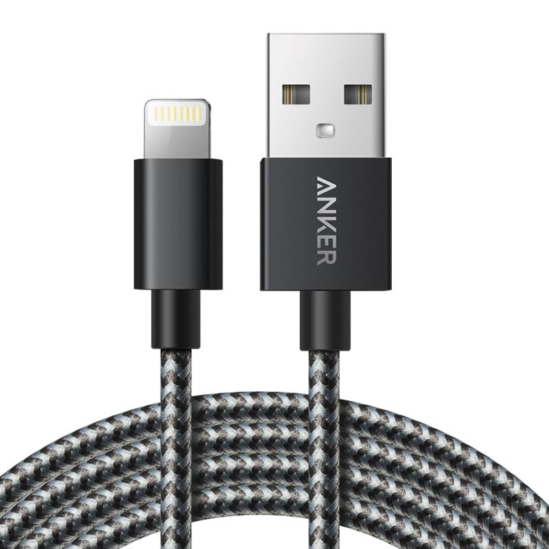Anker Apple Data Cable Official MFI Certified Fast Charging Nylon Cable Car Charging Cable