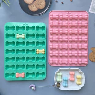 28-Connected Bone Chocolate Silicone Mold Candy Pudding Dessert Cookie Mold Cake Baking Mold 656