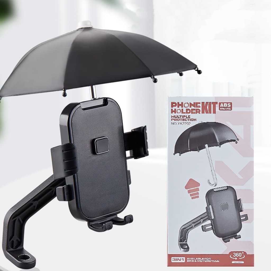 Wholesale Electric Vehicle Phone Holder, Car Phone Mount, Motorcycle Phone Navigation Stand with Umbrella Phone Holder