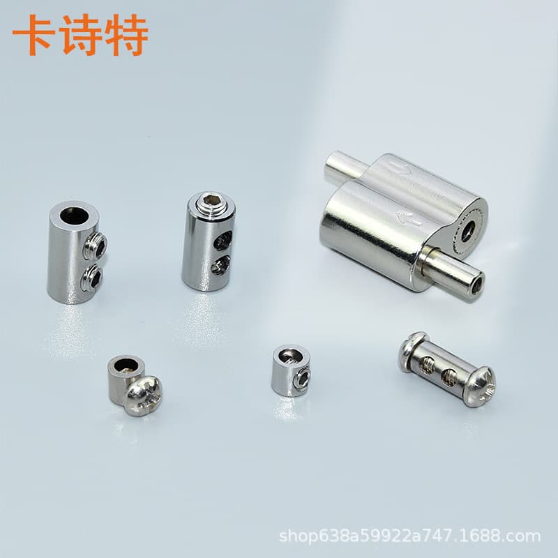 Steel Wire Rope Clamps, Locking Buckles, Fine Steel Wire Tighteners, Double-Hole Locking Clamps, Adjustable Self-Locking, Direct from Manufacturer