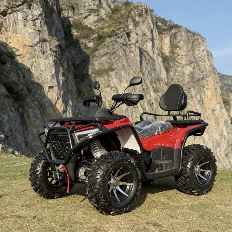 New Cross-Mirror All-Terrain 4WD 400CC Four-Wheel Sand Vehicle 4x4 Mountain ATV CVT Off-Road