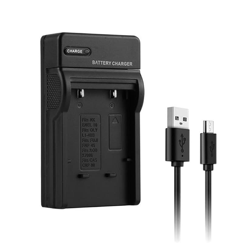 Factory Direct Digital Camera Battery Charger, USB Charging for Canon Nikon Sony Fuji Samsung Series