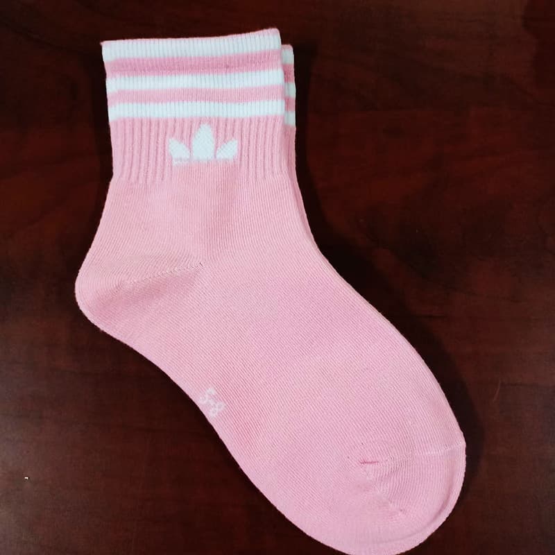 Adidas Three Stripes Kids NK Socks Cotton Spring/Autumn Casual Short Socks Boys Mid-Calf Thin Cute Baby Cotton Socks
