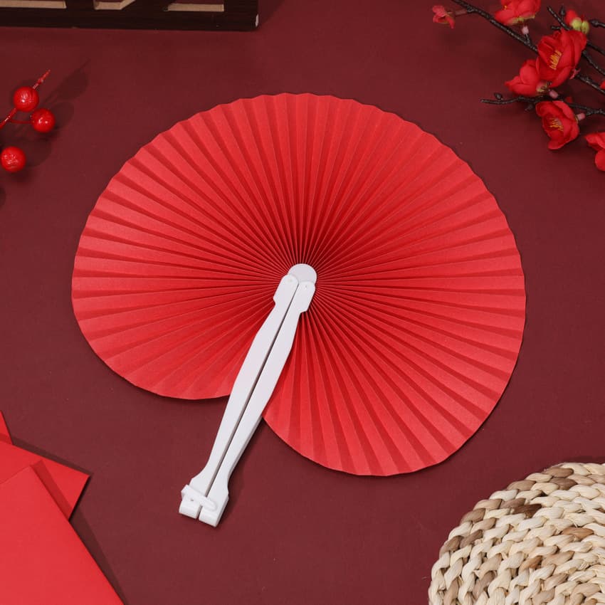 Wholesale Folding Fans with Various Patterns for Advertising, Gifts, Weddings, Round Fans, Women's Performance Fans