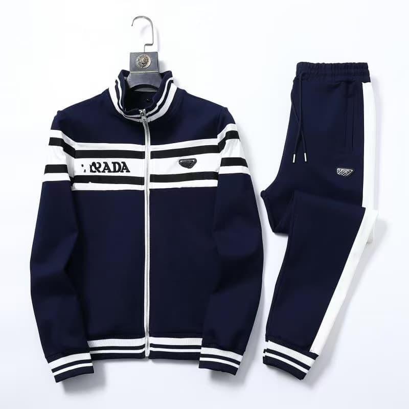 New Cross-border GU Casual Men's and Women's Wear Lvjia Long Sleeve Lapel Zip Jacket Pants Sports Set Fashion Casual