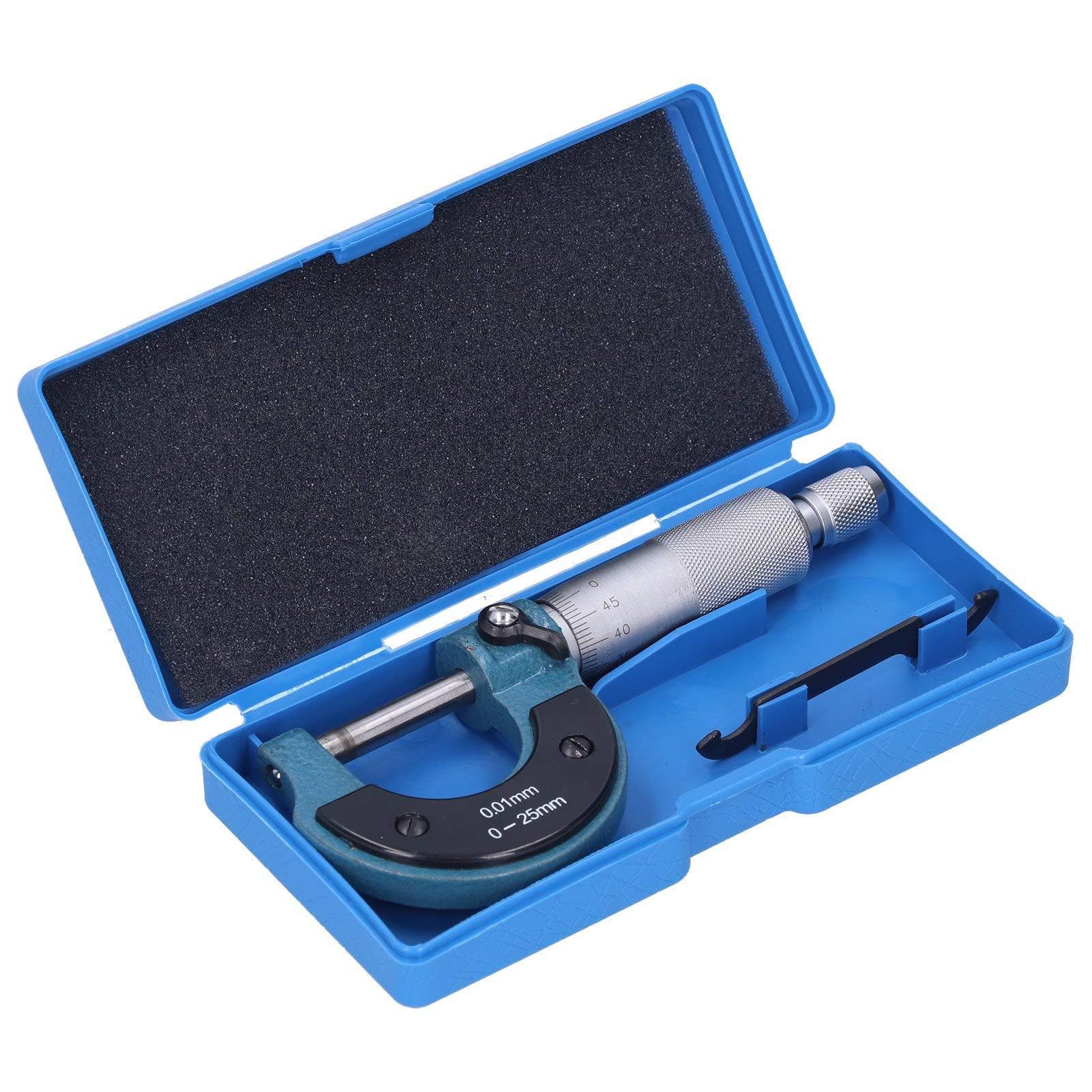 Micrometer Imperial Thread Scale Micrometer Blue Teaching Version 0-25mm
