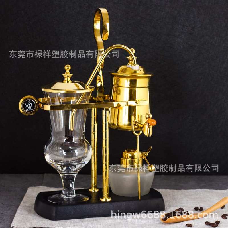 New Household Alcohol Lamp Belgian Coffee Pot Stainless Steel Siphon Manual Brewing Coffee Pot Appliances Wholesale