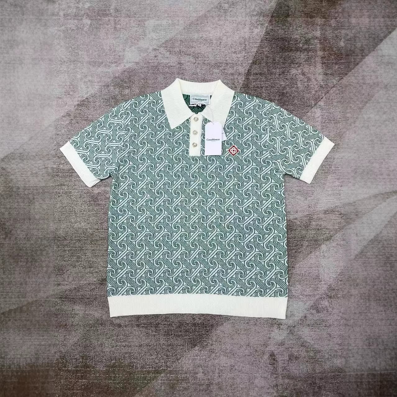 Casa Sweater Knitted Short Sleeve Fashion Streetwear fr