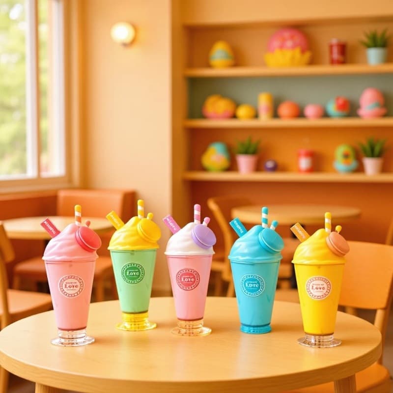 Perfume for women 200ML Middle Eastern Arabic perfume candy multi-color TK popular ice cream foreign trade perfume hot sale