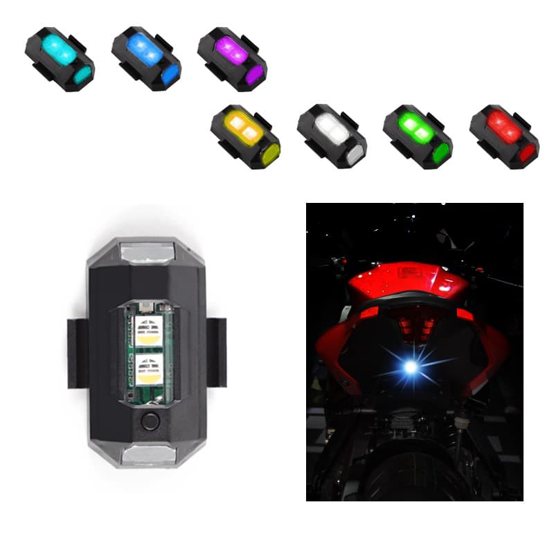 DJI Remote Control Aircraft Seven-Color Strobe Light Drone Warning Light Motorcycle Electric Vehicle Car Anti-Theft Light