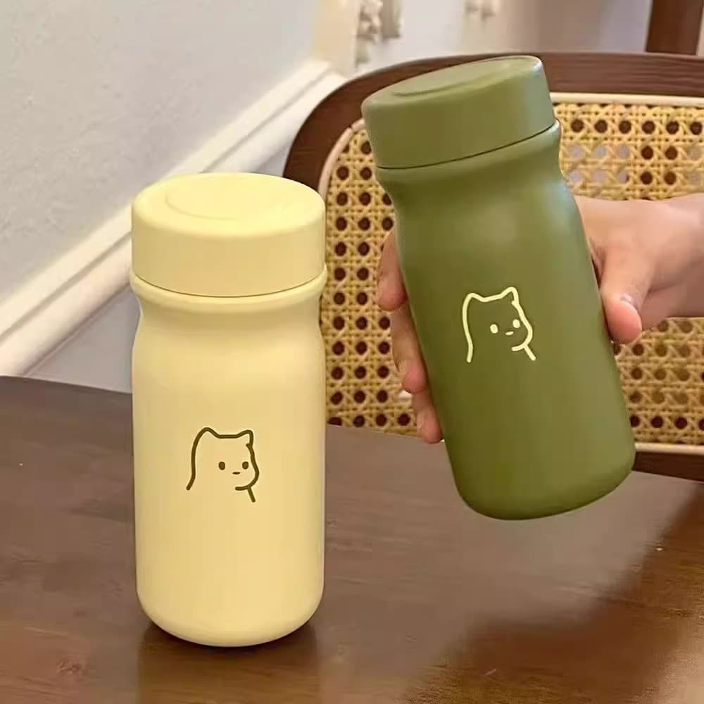 Simple Thermal Cup for Women, 316 Stainless Steel Water Bottle, Compact and Portable for Office and School, High-Fashion 2026 New Style