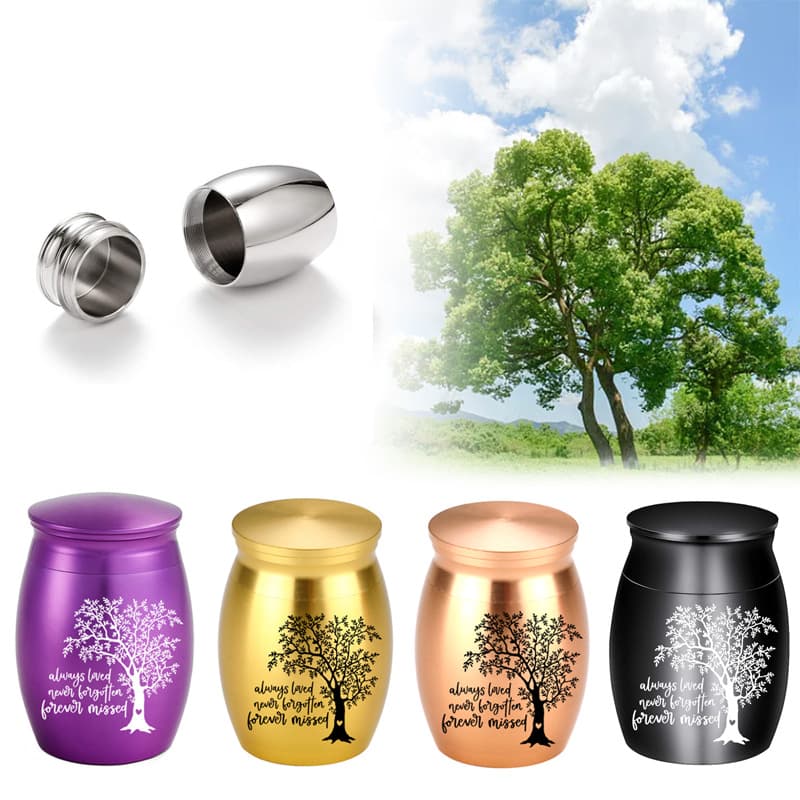 Amazon New Bestseller Memorial Loved Ones Cremation Urn Pet Ash Box Ash Pot Funeral