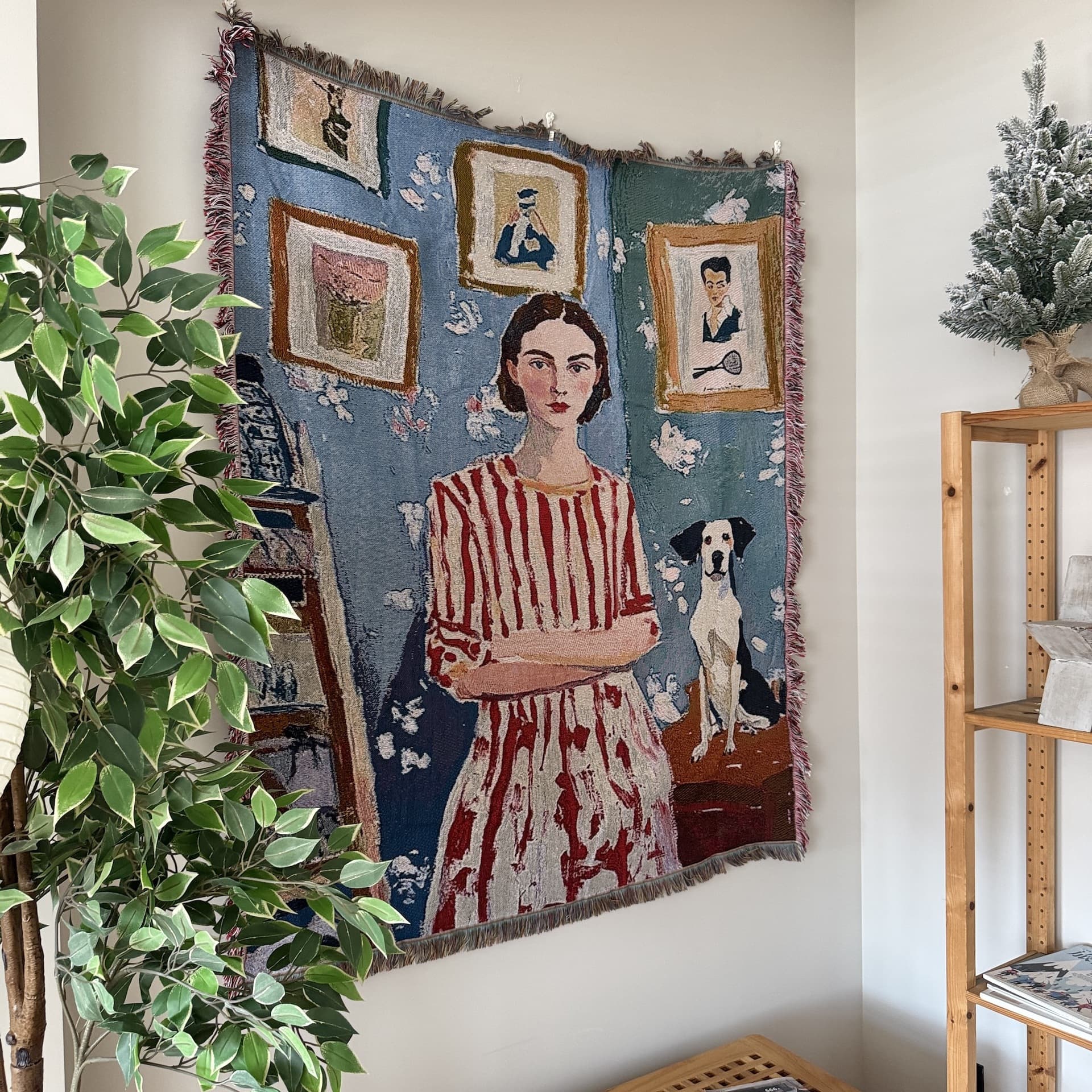 Tracy Porter. American painter. Oil painting style. Splendid Trinkets. Decorative tapestries.