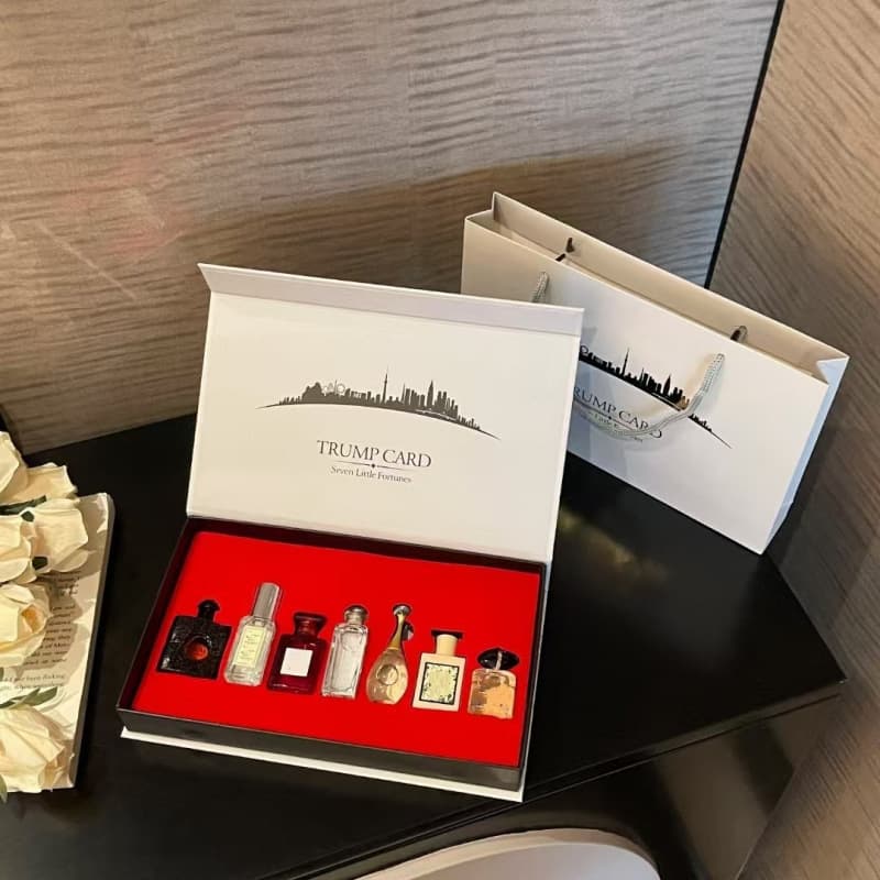 Xiaoxiangdijia Perfume Sample Set Seven Little Fortunes Q Edition Perfume Long-lasting Fragrance Real My Sweetheart Gift Box